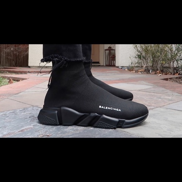 Balenciaga Triple Black speed trainer - Picture 1 of 7